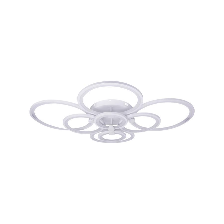Lustra LED cu Telecomanda, 264W, Dimabila, Alb 8067/4+4int