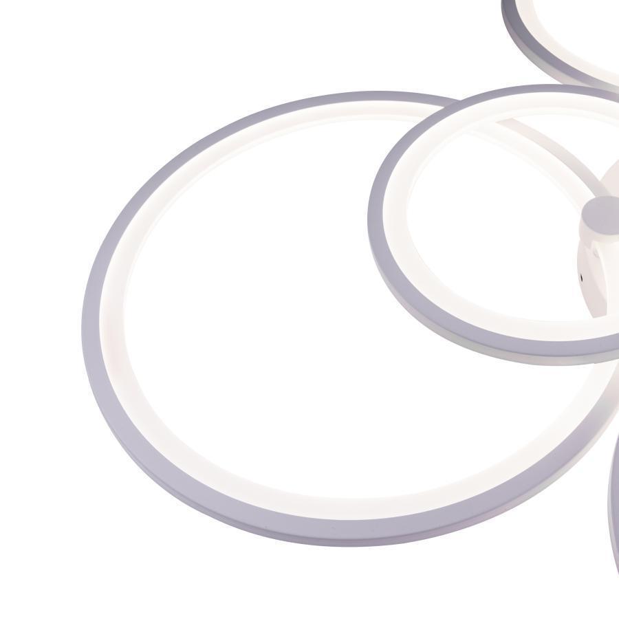 Lustra LED cu Telecomanda, 264W, Dimabila, Alb 8067/4+4int