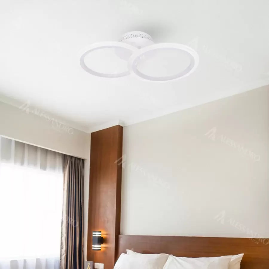 Lustra LED Cerc cu Telecomanda, 36W, Dimabila, Alb 8067/2