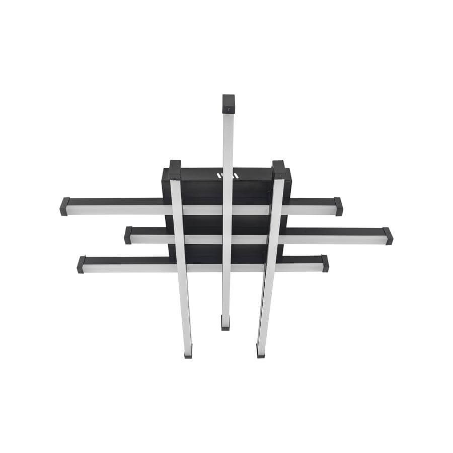 Lustra LED cu Telecomanda, 120W, 3000K/4000K/6000K, Acril, Negru, Dimabila, IP.20 174/6BK