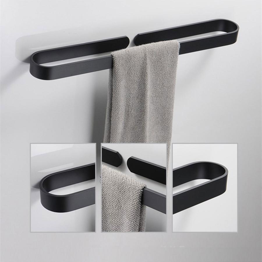 Suport Prosop, din Inox, Negru