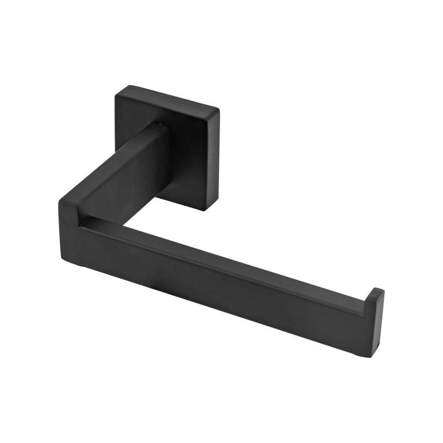 Suport Hartie Igienica, Negru, din Inox