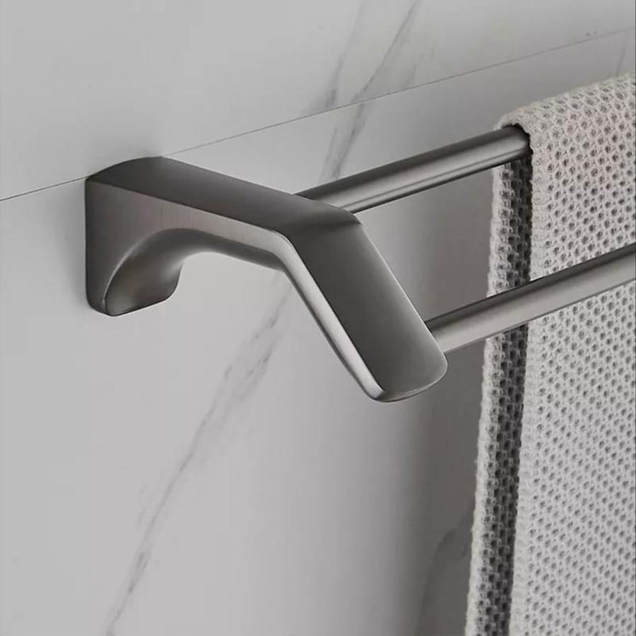 Suport prosop Baie, din Inox, Gri