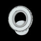 Aplica LED, 28W, 3000K/4000K/6000K, Alb, Acril si Cristal, IP.20 19373/1WH