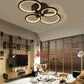 Lustra LED cu Telecomanda, Dimabila, 88W, Maro 8067/2+2intM