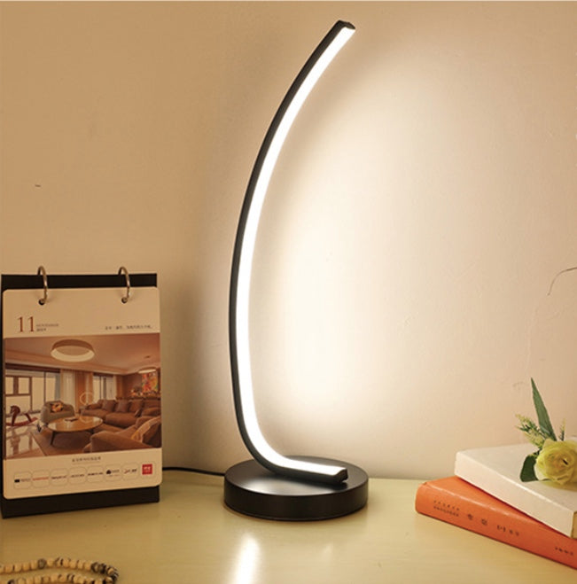 Veioza LED, 28W, 3000K/4000K/6000K, Metal si Acril, Negru, IP.20 - LEDS