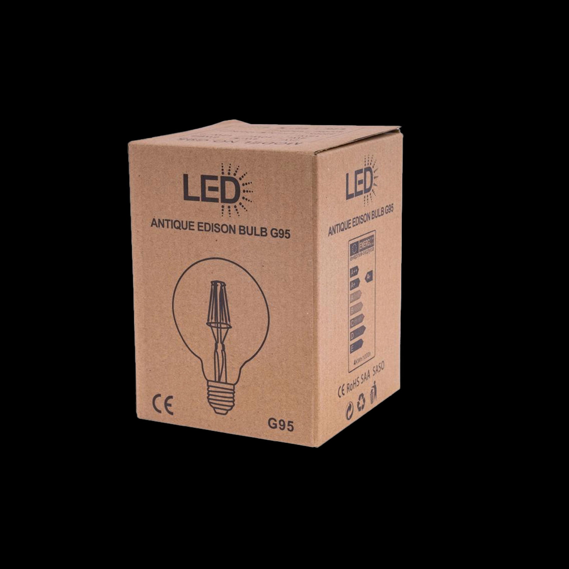 Bec Led G95, E27, 6W, 2700K G95/6W/LC - LEDS
