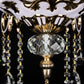 Candelabru 6*E14, Lila/Auriu, Cristal si Metal, IP.20 2325/6FG