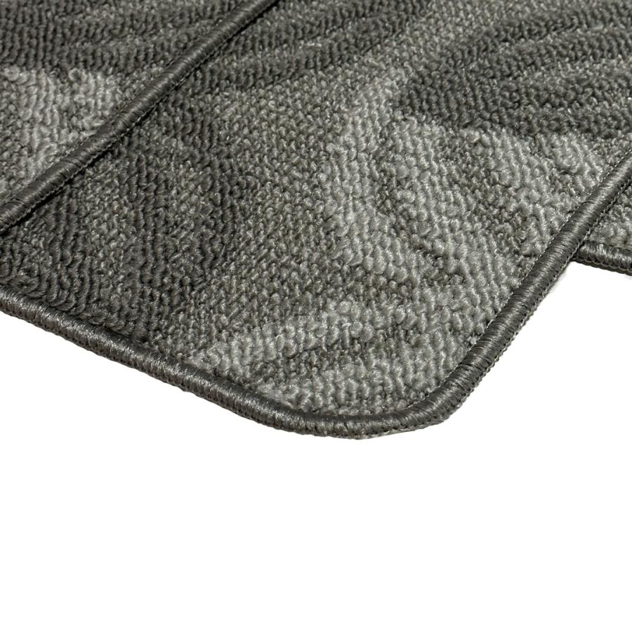 Set 3 Covorase Baie Antiderapante, Gri cu Model, 80x50x40cm