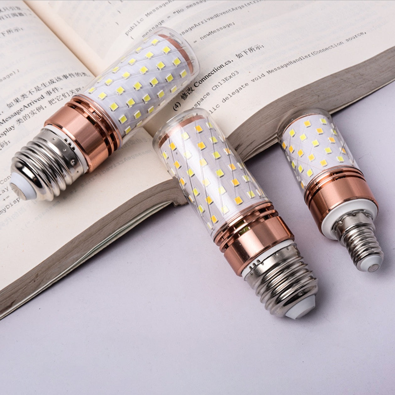 Pachet 6 Becuri Led, 16W, dulie E27, 6000K SET/B04/ROSE - LEDS