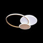 Lustra LED cu Telecomanda, 120W, 3000K/4000K/6000K, Acril, Auriu, Dimabila, IP.20 2271GD+WH - LEDS