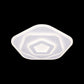 Lustra LED cu Telecomanda, 164W, 3000K/4000K/6000K, Acril, Alb, Dimabila, IP.20 F012
