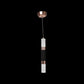 Pendul LED, 14W, 3000K/4000K/6000K, Negru cu Auriu, Acril si Metal, IP.20 448/10