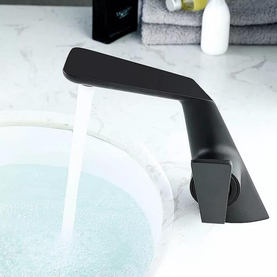 Baterie Lavoar, din Alama Sanitara, culoarea Neagra