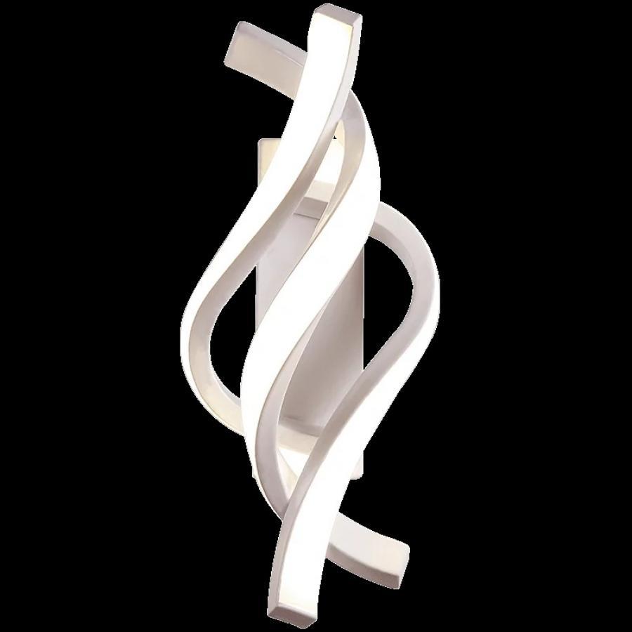 Aplica LED, 38W, 3000K/4000K/6000K, Metal si Acril, Alb, IP20 SX8609B/WH