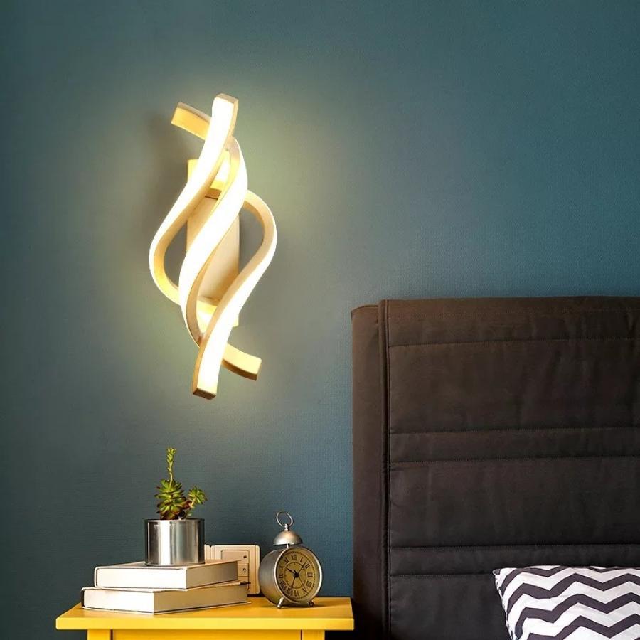 Aplica LED, 38W, 3000K/4000K/6000K, Metal si Acril, Alb, IP20 SX8609B/WH