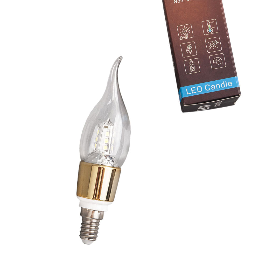 Pachet 6 Becuri Led Lumanare E14, 6W, 6000K SET/B01/LR - LEDS
