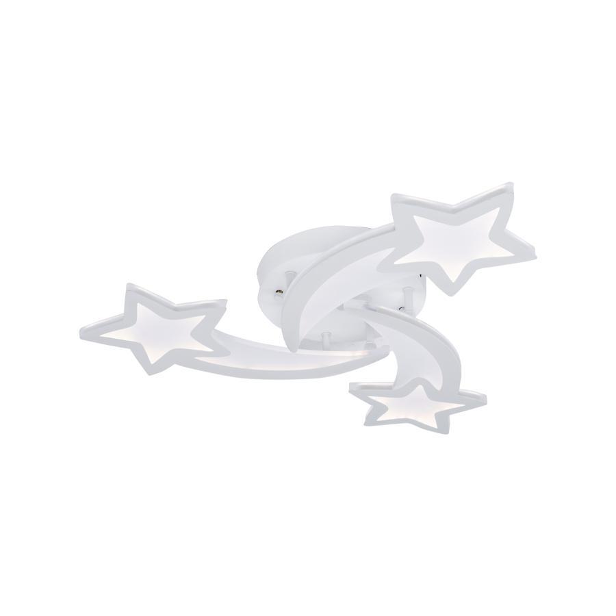 Lustra LED cu Telecomanda, 80W, 2.4 GHz, Dimabila, Alb, Acril 819/3