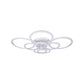 Lustra LED cu Telecomanda, 264W, Dimabila, Alb 8067/4+4int