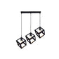 Pendul 3*E27, Metal Negru 528/3L