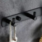Suport Cuier Pentru Accesorii baie, din Inox, Negru