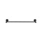 Suport de baie, pentru prosop, Inox, Negru