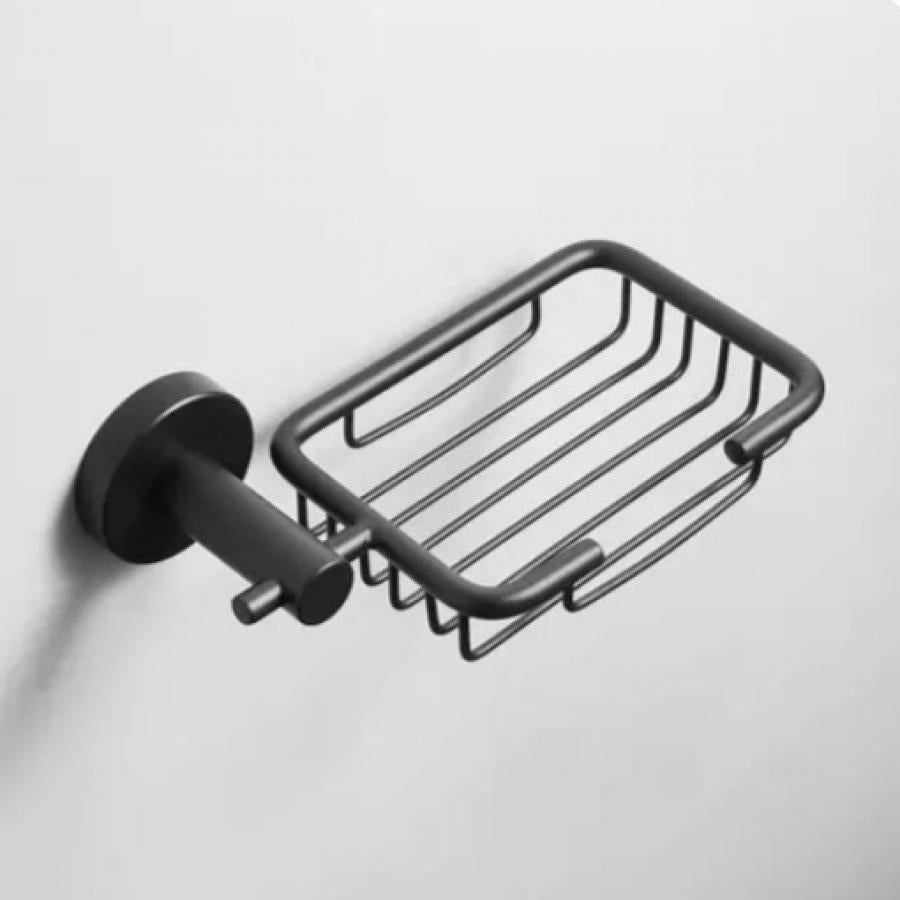 Suport sapun, Negru, din Inox SUS304